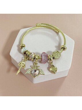 Angel Wings Beaded Bangle